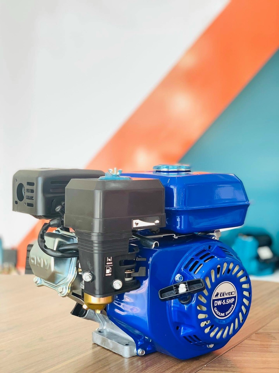 Máy nổ- động cơ nổ 5.5HP DEWOO DW-5.5HP- Hàng chính hãng