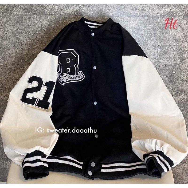 Áo bomber phối tay B21 H2A