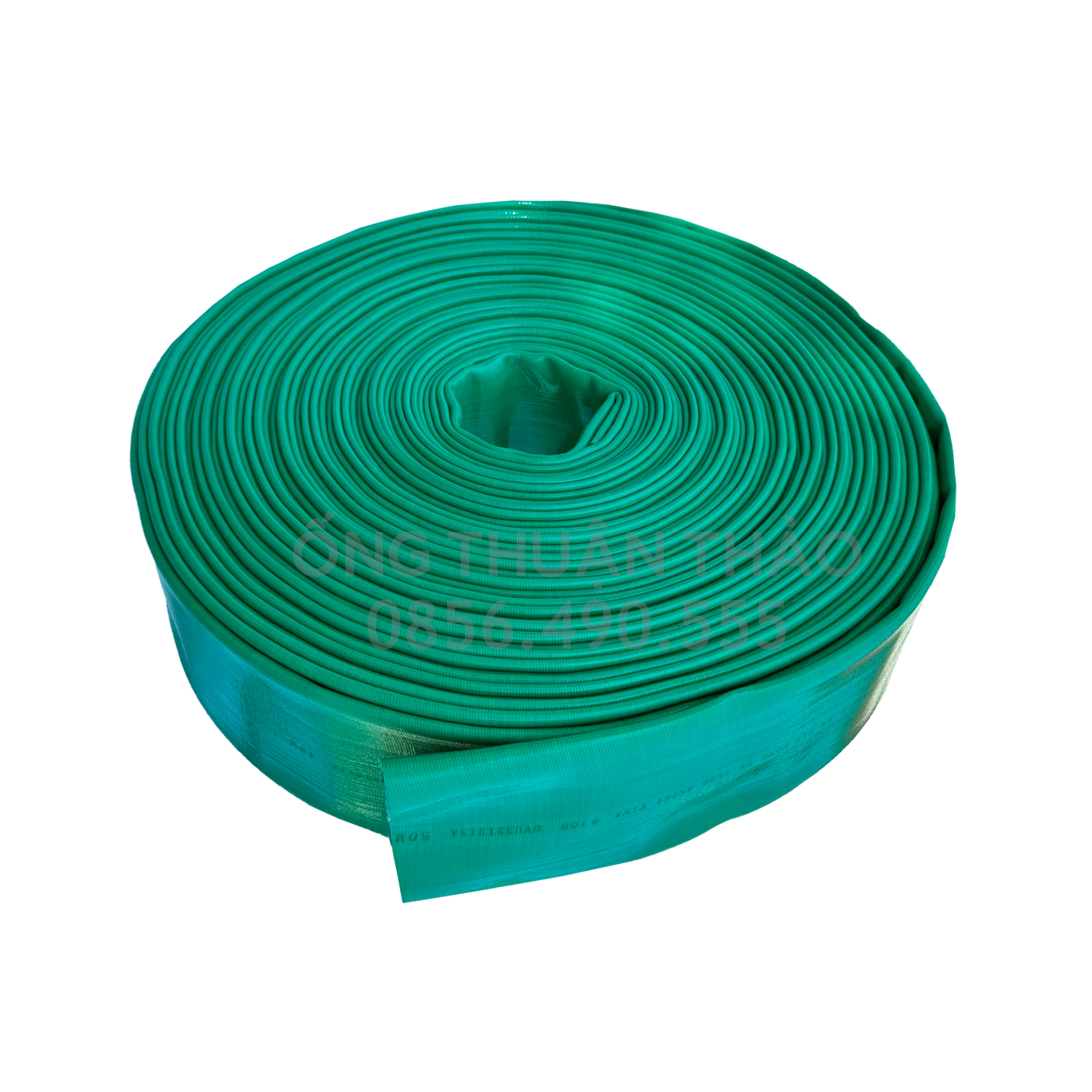 Ống bạt xanh ngọc 34C phi 100MM cuộn 20M - Ống bạt bơm cát sỏi THUẬN THẢO