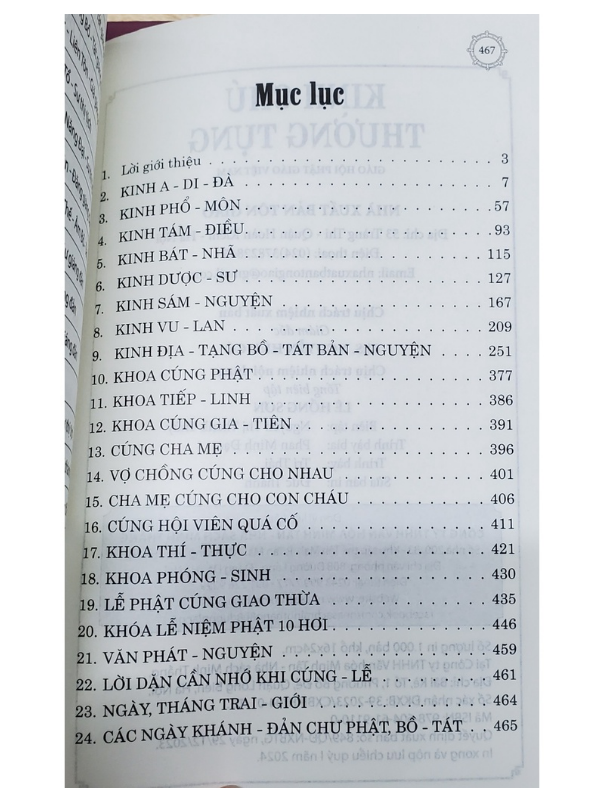 Sách - Kinh chú thường tụng - bìa cứng