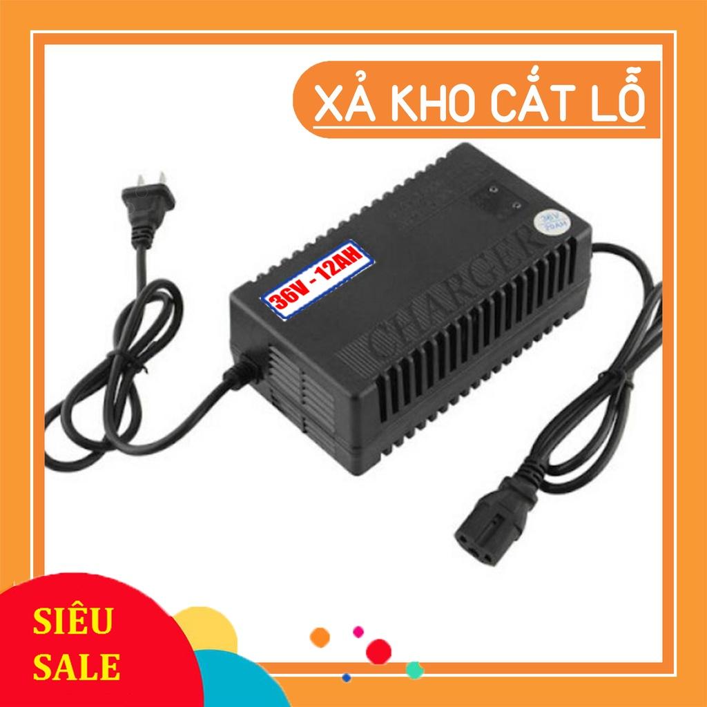 Sạc Xe Điện (36V-12AH) Chân Vuông bảo hành 12 tháng