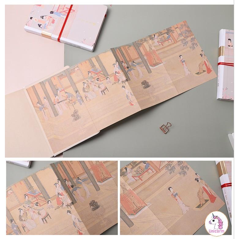 Sổ tay cổ trang - phong cách cổ điển - scrapbook siêu đẹp