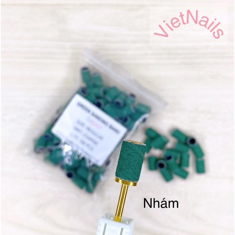 Set 50 &amp; 100 đầu mài nhám xanh &amp; xám zebra USA (Mịn &amp; Nhám)