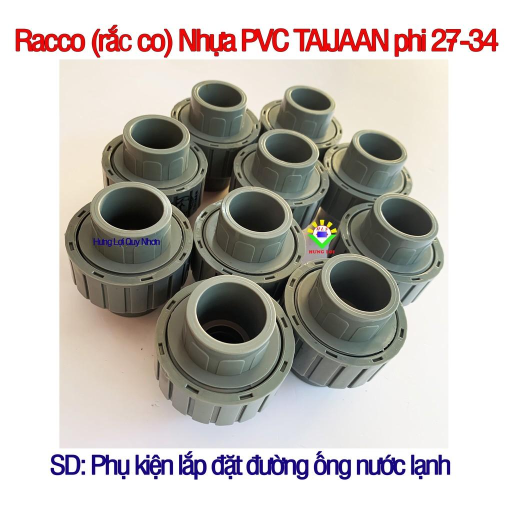 Racco nhựa PVC TAIJAAN phi 21-27-34 chất lượng cao, bảo hành 1 năm