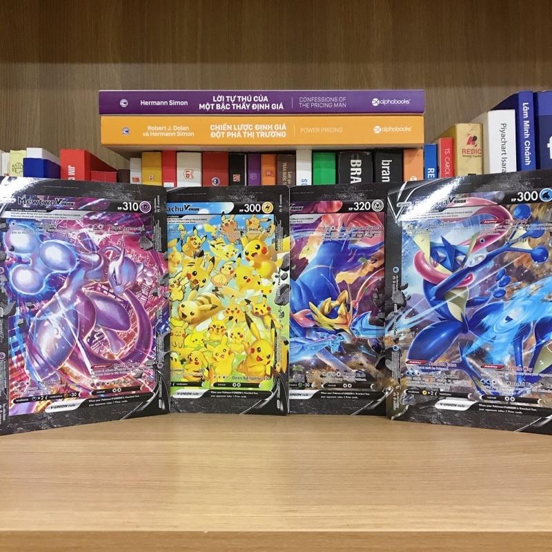 01 thẻ bài Pokemon in theo kích thước lớn 12.6x17.6cm - Duy nhất có tại shop - Charizard GX SM211