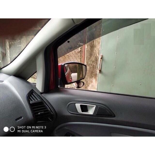 Gương cầu lồi 3D soi lề cả bánh trước, bánh sau và thân xe ô tô