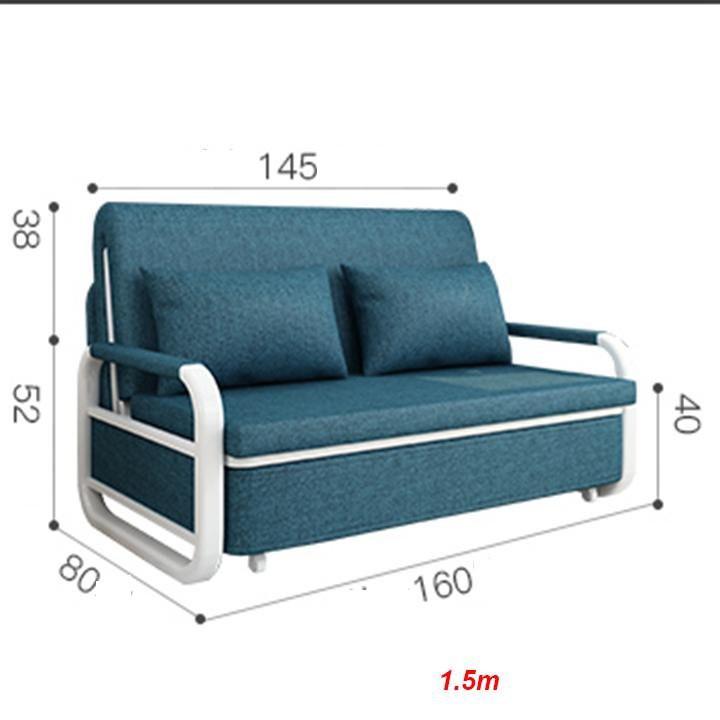 Giường ngủ thông minh,Sofa Bed, Sofa giường gấp gọn cao cấp 1m2x2m/ 1m5x2m dành cho nhà nhỏ hoặc căn hộ chung cư mini