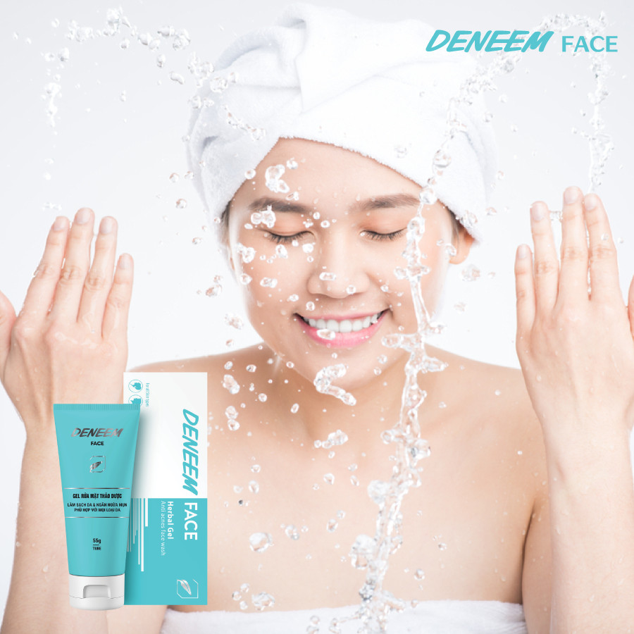 Gel rửa mặt và ngừa mụn DENEEM FACE