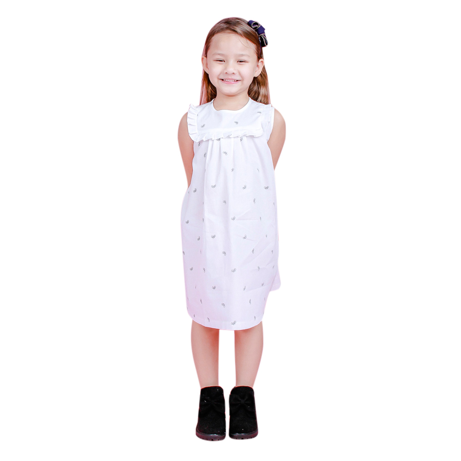 Đầm Suông Bé Gái In Xe Đạp Ugether UKID86 - Họa Tiết