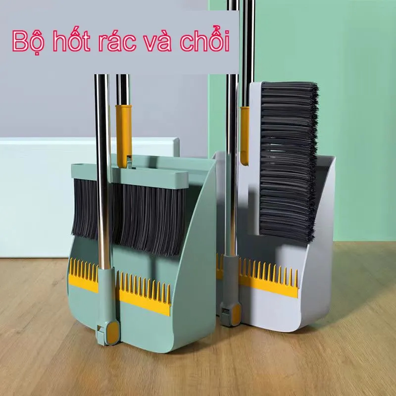 Chổi Quét Nhà Thông Minh Chổi Quét Nhà Xoay 180 Độ, Kèm Hót Rác Gấp Gọn Tiện Lợi - Hàng chính hãng (Giao màu ngẫu nhiên)