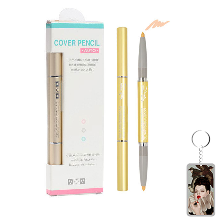 Chì che khuyết điểm Mira Cover Pencil Hàn Quốc No.23 beige tặng kèm móc khoá