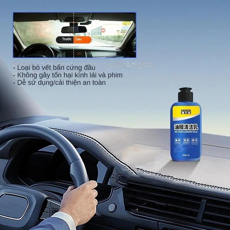 Dung dịch tẩy ố mốc kính nhà tắm, chất vệ sinh làm sạch căn canxi trên kính, v-vaxy làm sạch kính