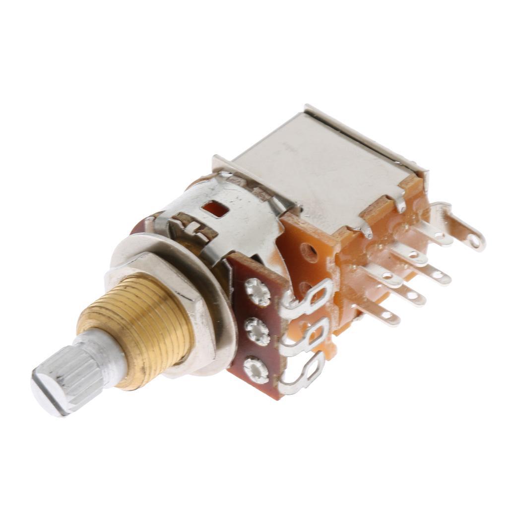 Practical Copper Guitars Bass Push Pull Control Pots Potentiometer DIY