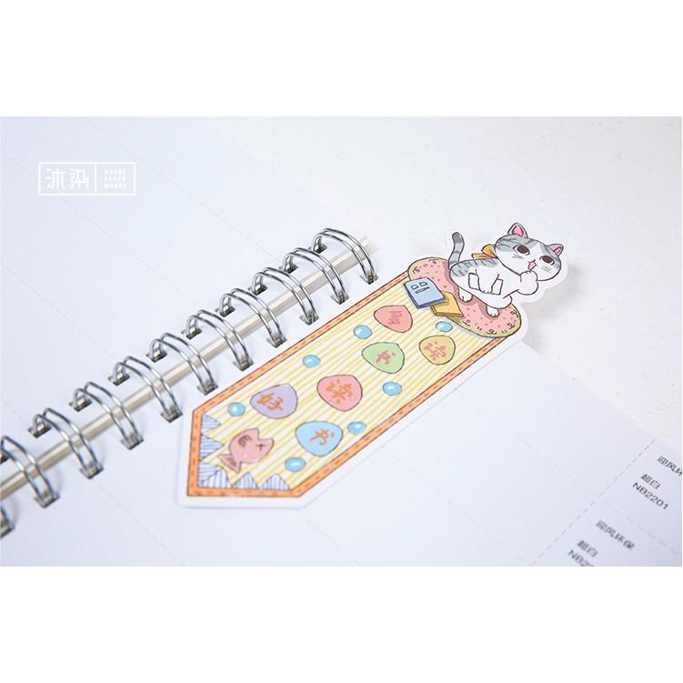 Bookmark kẹp đánh dấu sách mèo  cực xinh