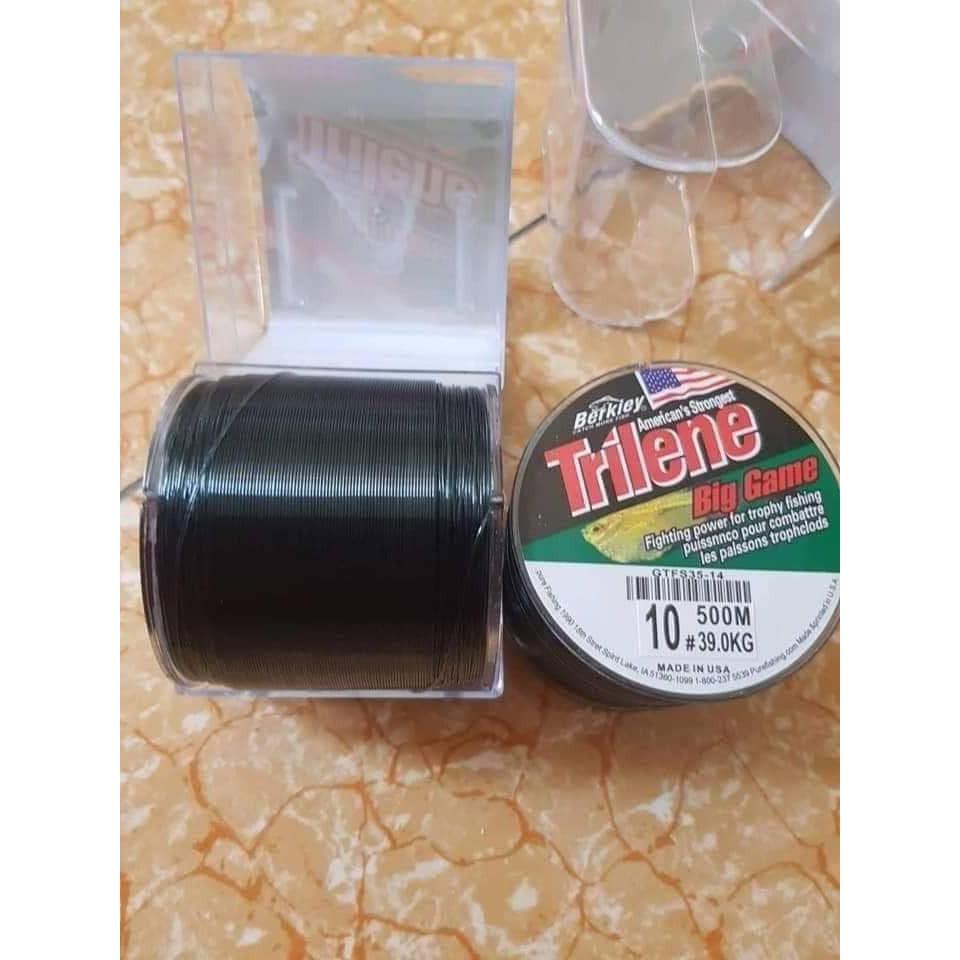 Cước trilene bigame 500m màu xám khói made in USA