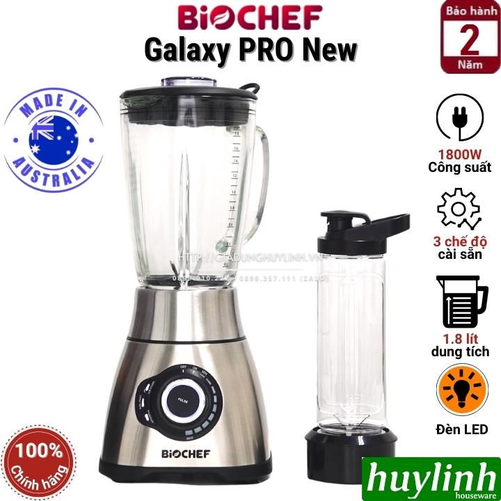 Máy xay sinh tố Biochef Galaxy PRO New - Sản xuất tại Úc - 1.8 lít - 1800W - Hàng chính hãng