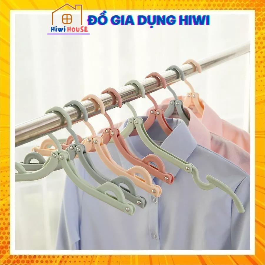 Móc Treo Quần Áo Gấp Gọn Thông Minh làm bằng nhựa cao cấp, thích hợp đi cắm trại du lịch, phượt, dã ngoại, câu cá