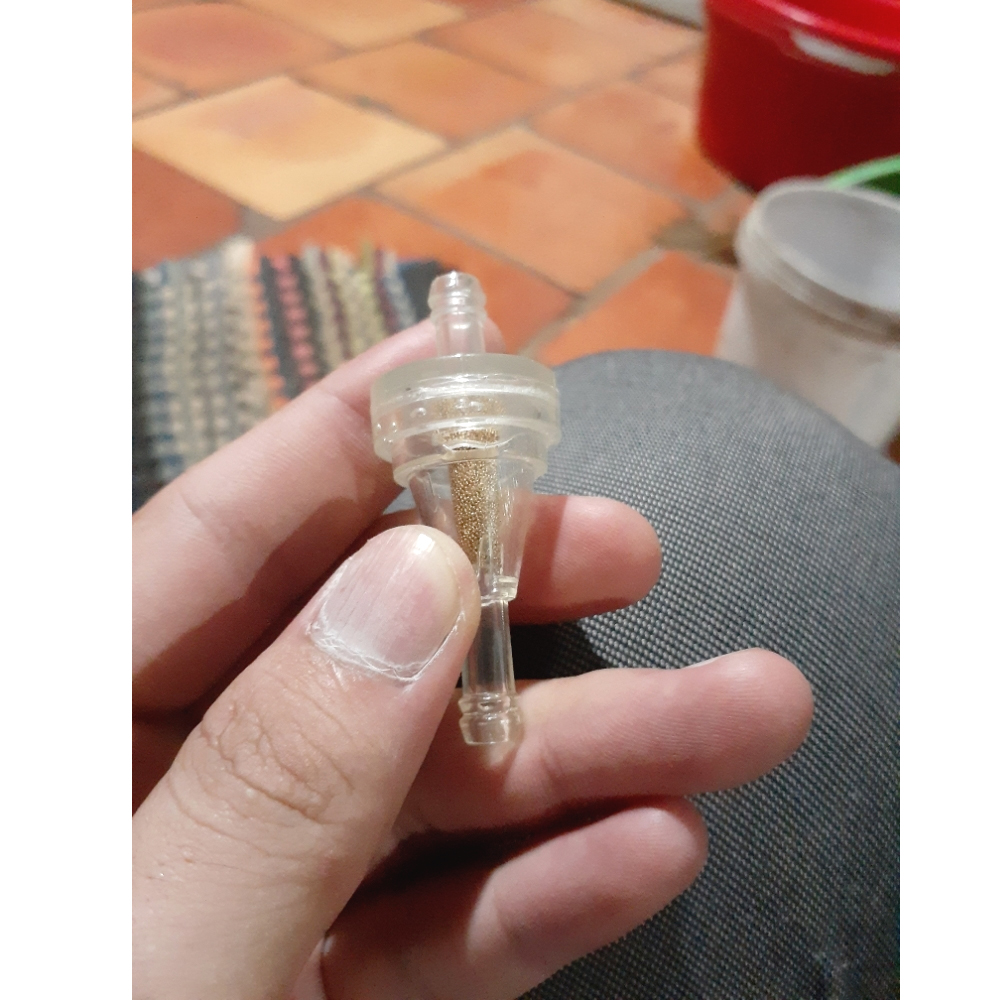 01 Cái Lọc Xăng Trong Suốt Lõi Đồng Dành Cho Xe Máy + Tặng 01 Móc Gắng Chìa Khóa Xe Ngẫu Nhiên
