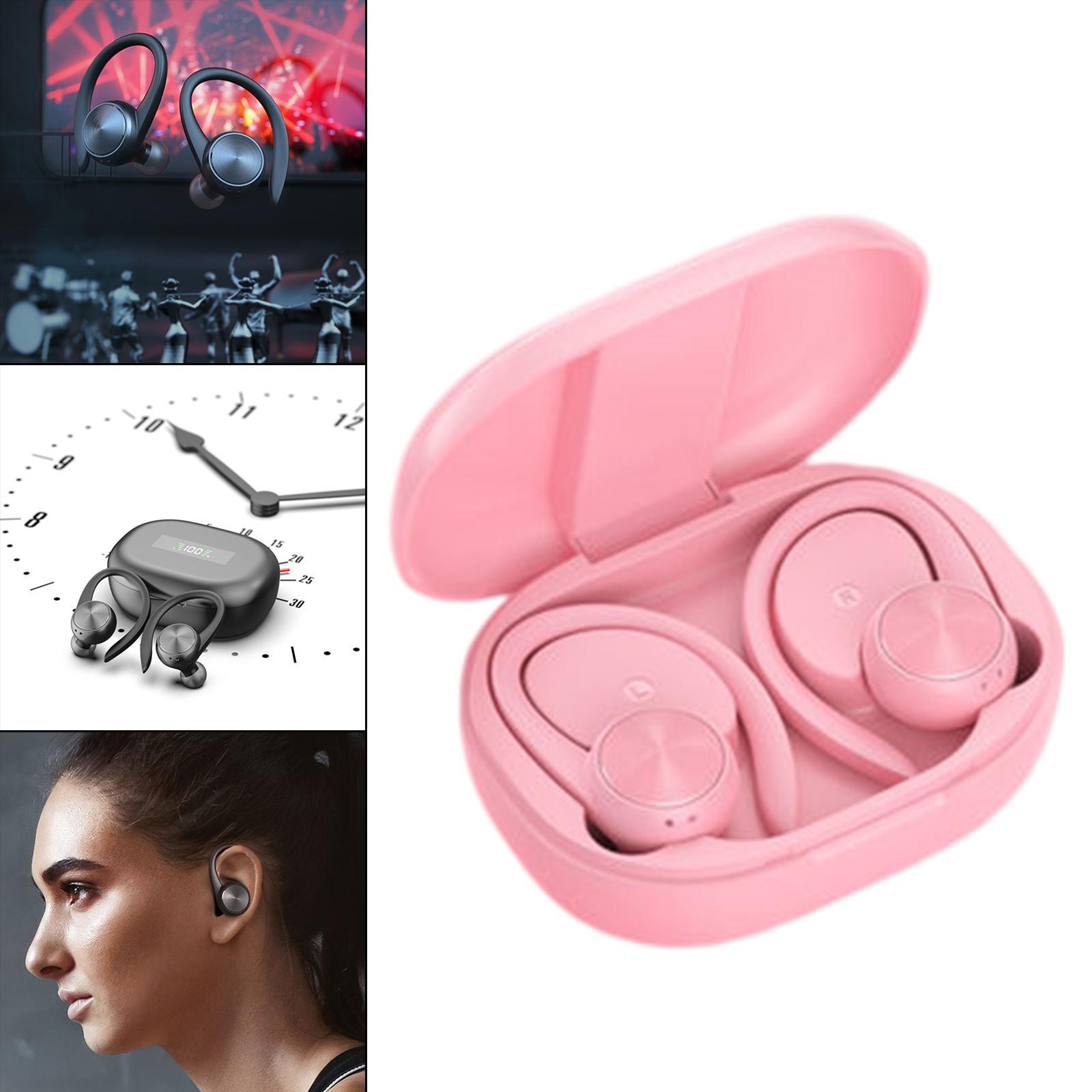 2 Pieces Ear-Hook Bluetooth 5.0 Earpiece for Driving LED Battery Display