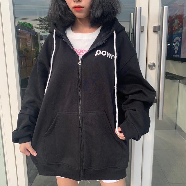 ÁO KHOÁC NỈ HOODIE FORM RỘNG