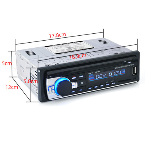 Máy Phát Nhạc Bluetooth MP3/SD/USB/ID3/Radio 60Wx4 Loại 1 Nút Vặn