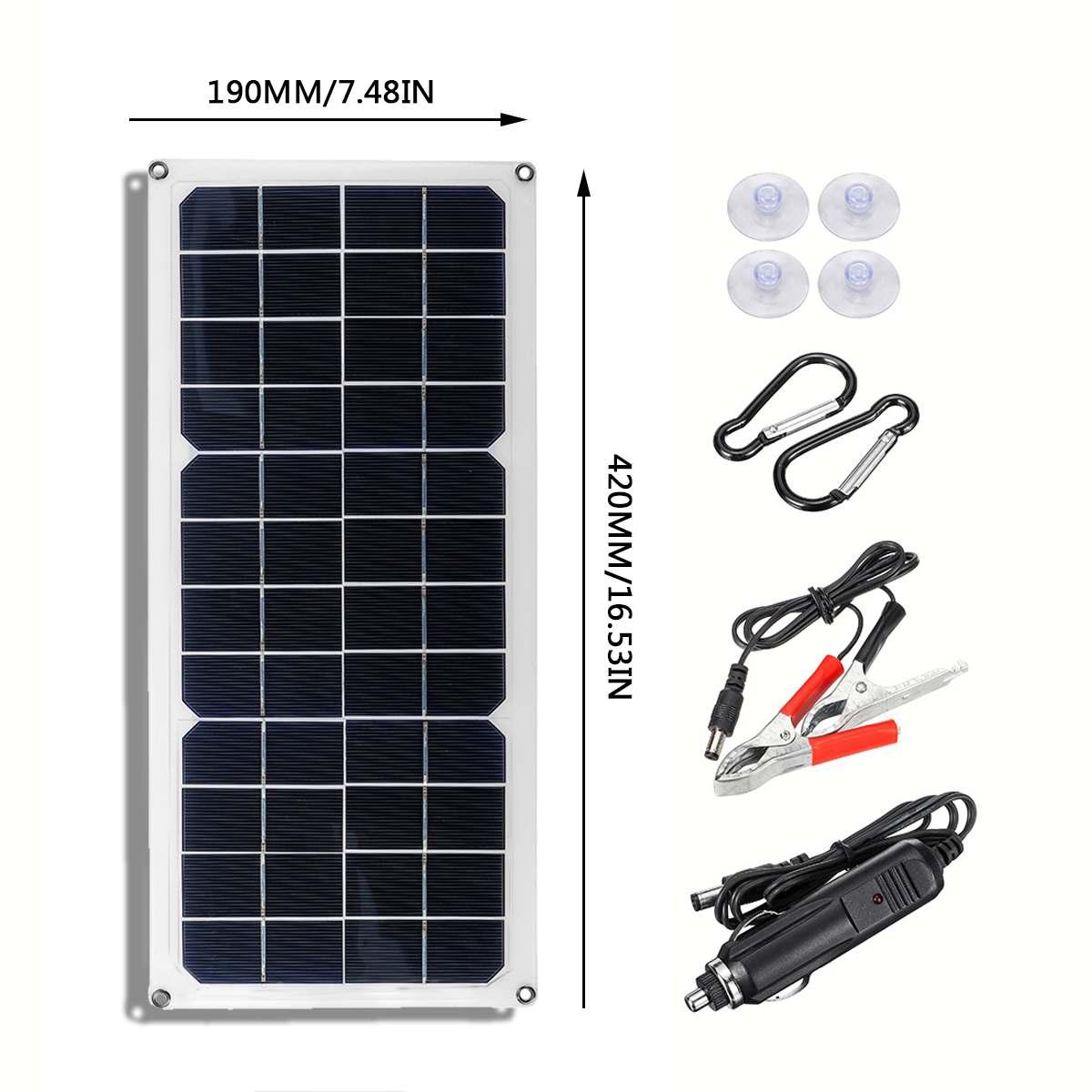 Bảng điều khiển năng lượng mặt trời 400W Nguồn USB đơn tinh thể 12V Di động pin mặt trời ngoài trời Xe RV Tàu Cắm trại Đi bộ đường dài Sạc điện thoại Màu sắc: 4PC 400W