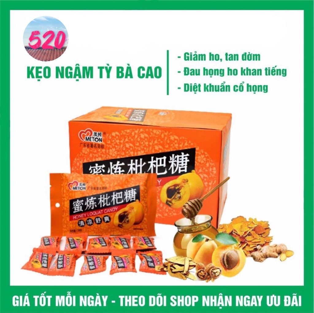 K ẹ o  n g ậ m Meton Honey Loquat Candy / gói