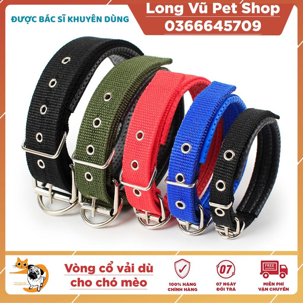 Hình ảnh Vòng cổ dù có đệm cho chó Long Vũ Pet Shop