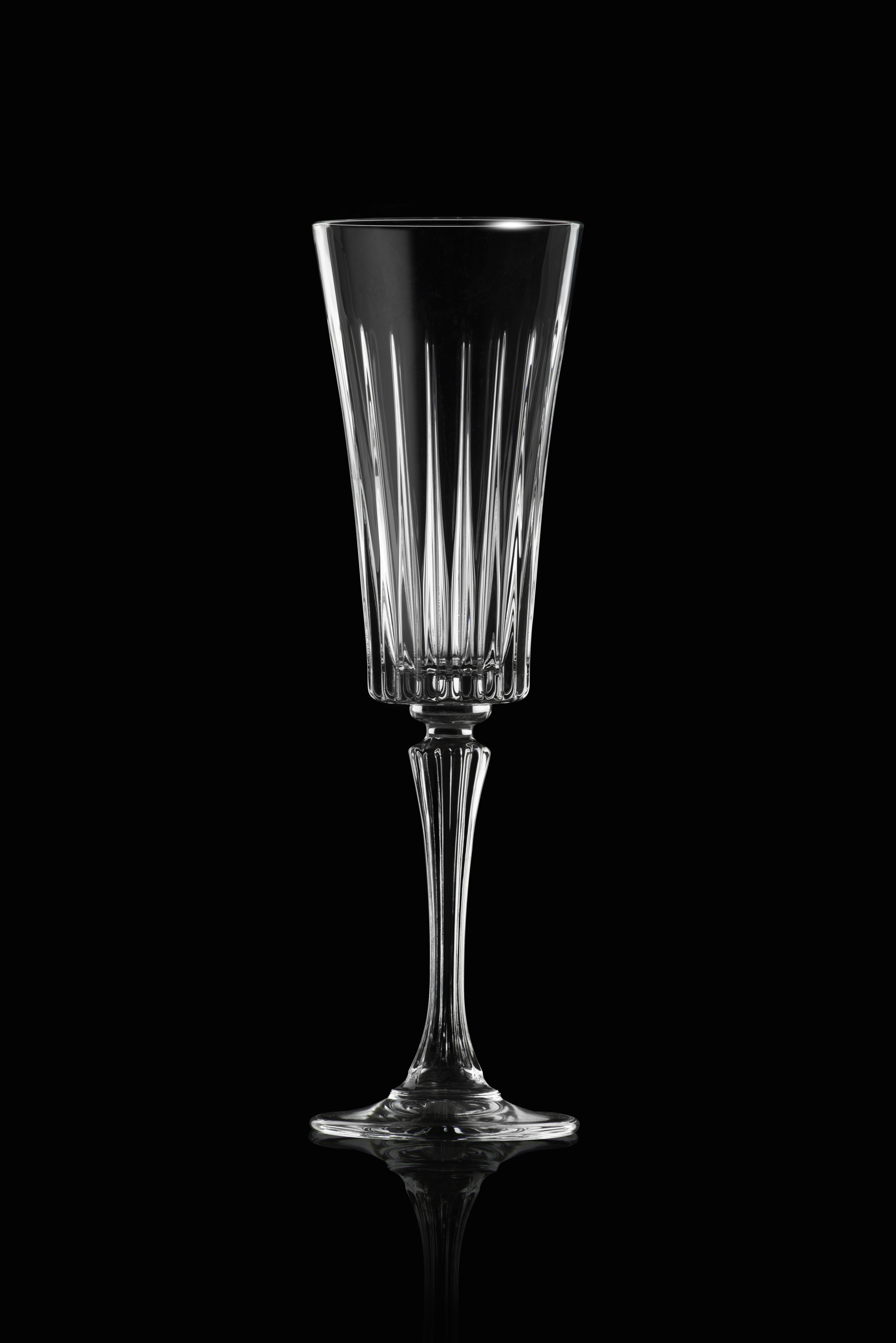 Bộ 06 Ly Vang Thuỷ Tinh Pha Lê Ý RCR - Timeless Flute Goblet 210 ml
