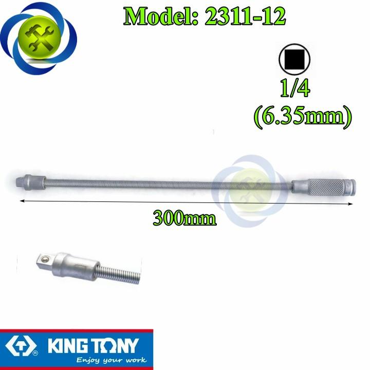 Đầu nối dài bẻ cong 1/4 Kingtony 2311-12 dài 300mm