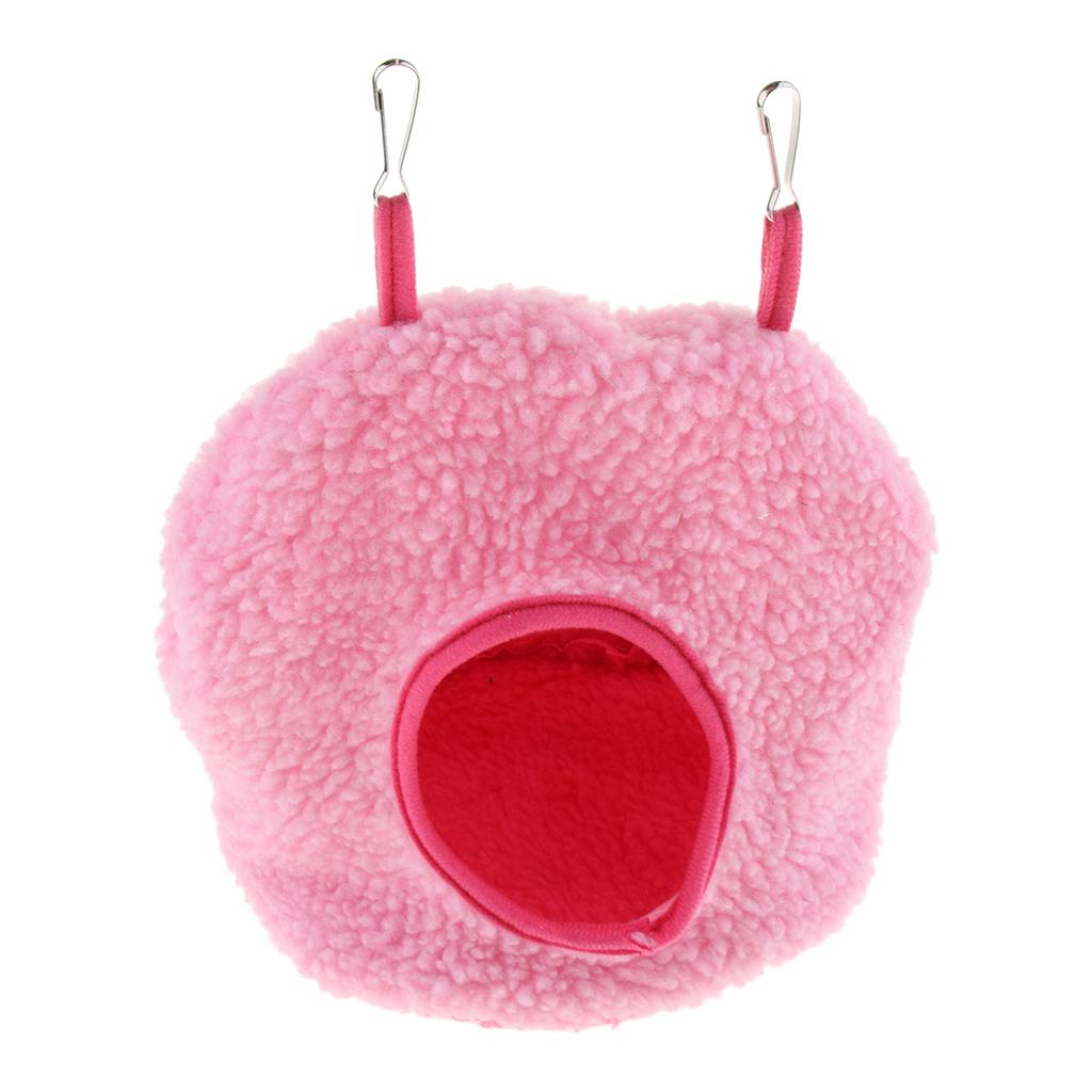 Small Animal Sleep House Hanging Cozy Bed Pet House Cage Hammock Cave Hut Winter