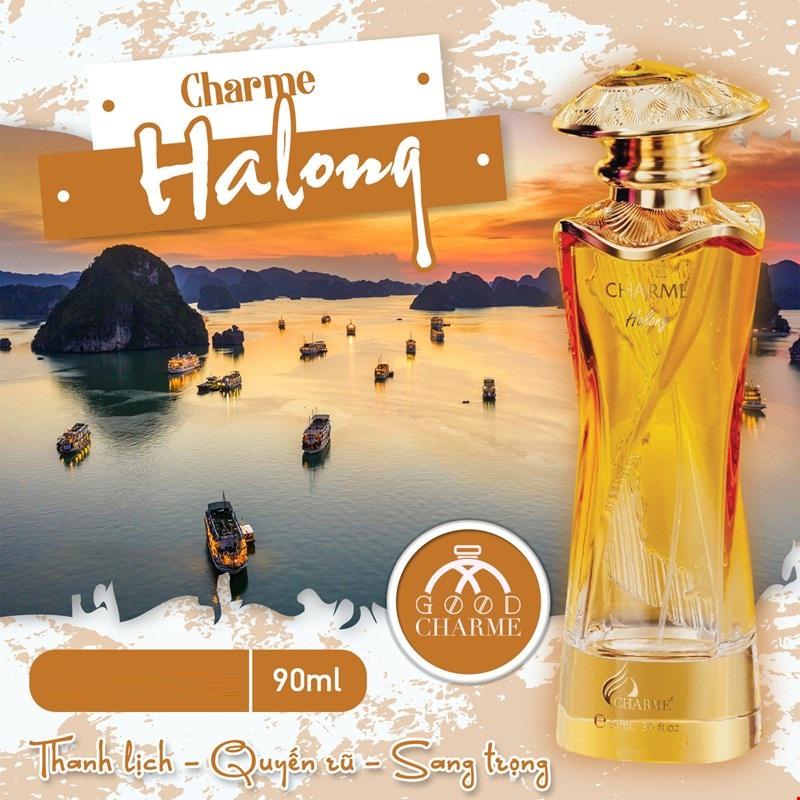 Nước hoa nữ cao cấp, Charme Halong, tươi mát, nồng nàn, quyến rũ, thơm lâu, năng động cả ngày, 90ml