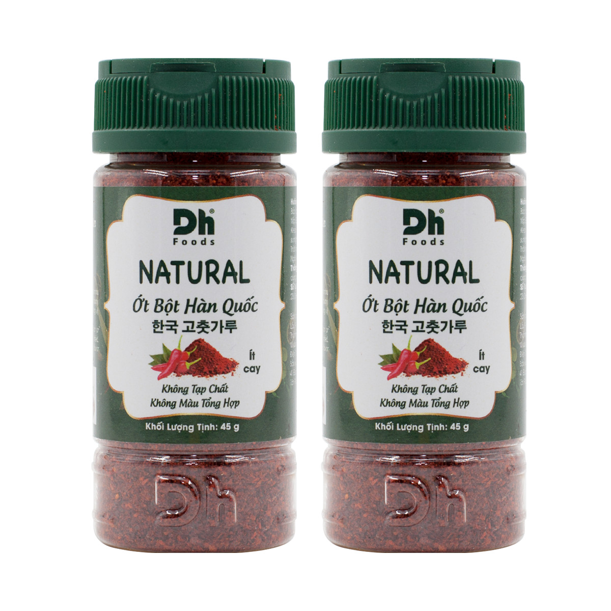 Combo 2 hũ Ớt Bột Hàn Quốc 45gr Dh Foods