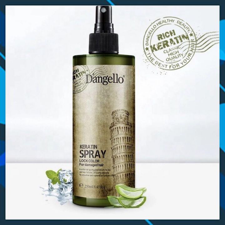 Xịt dưỡng tóc siêu mượt D'angello Keratin Spray 250ml