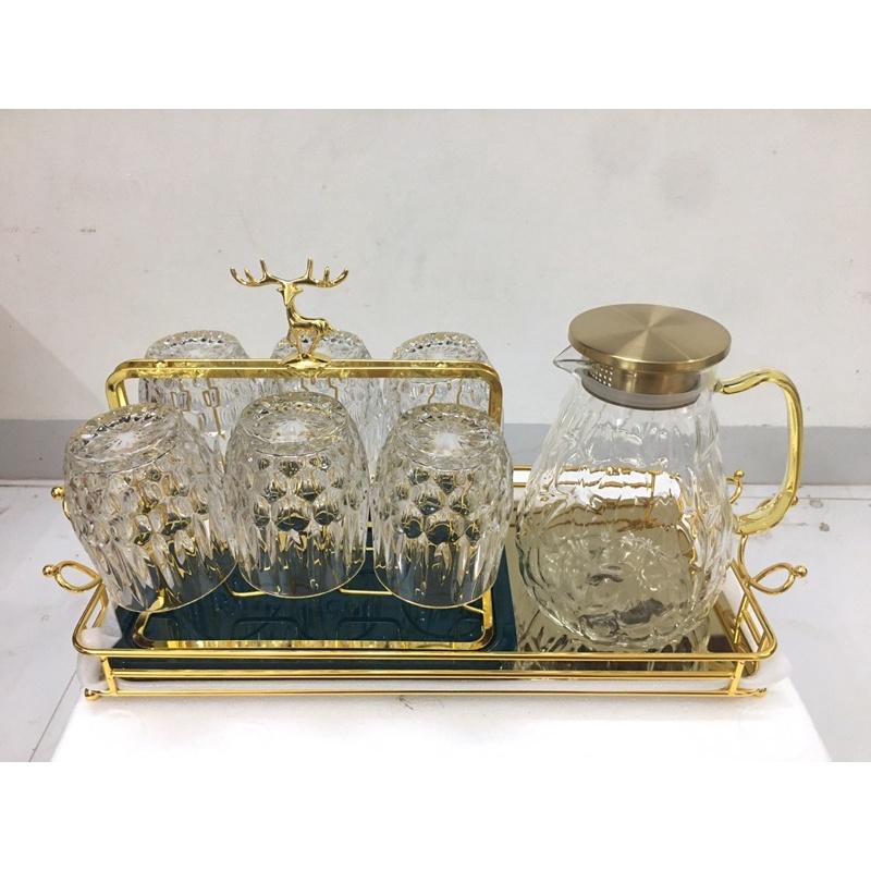 Khay úp cốc - Khay Decor văn phòng, nhà ở - Khay vương miện sang chảnh