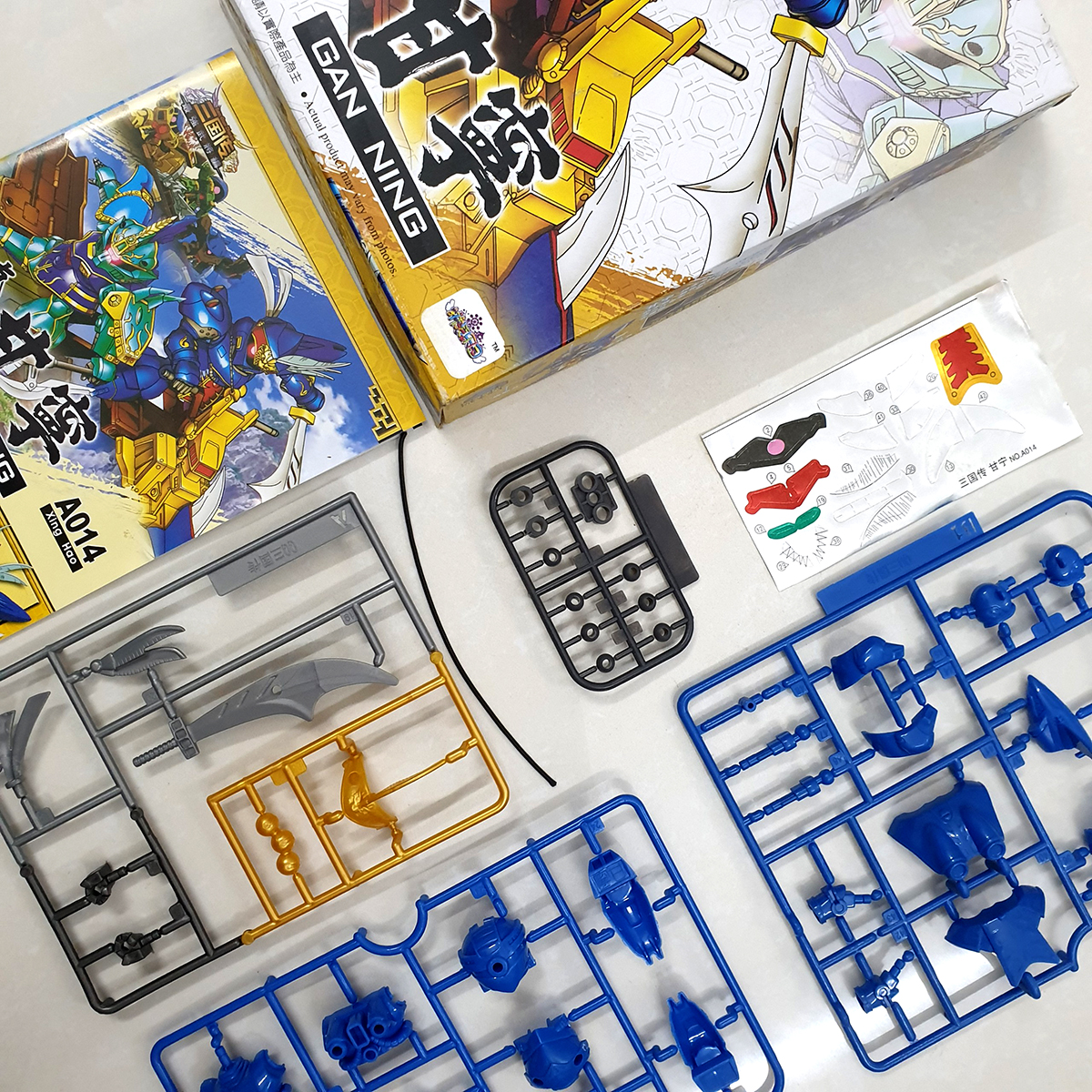 Đồ chơi lắp ráp SD Gundam A014 Cam Ninh mô hình lắp ghép Gundam Tam Quốc Chí Three Kingdom - Phe Ngô