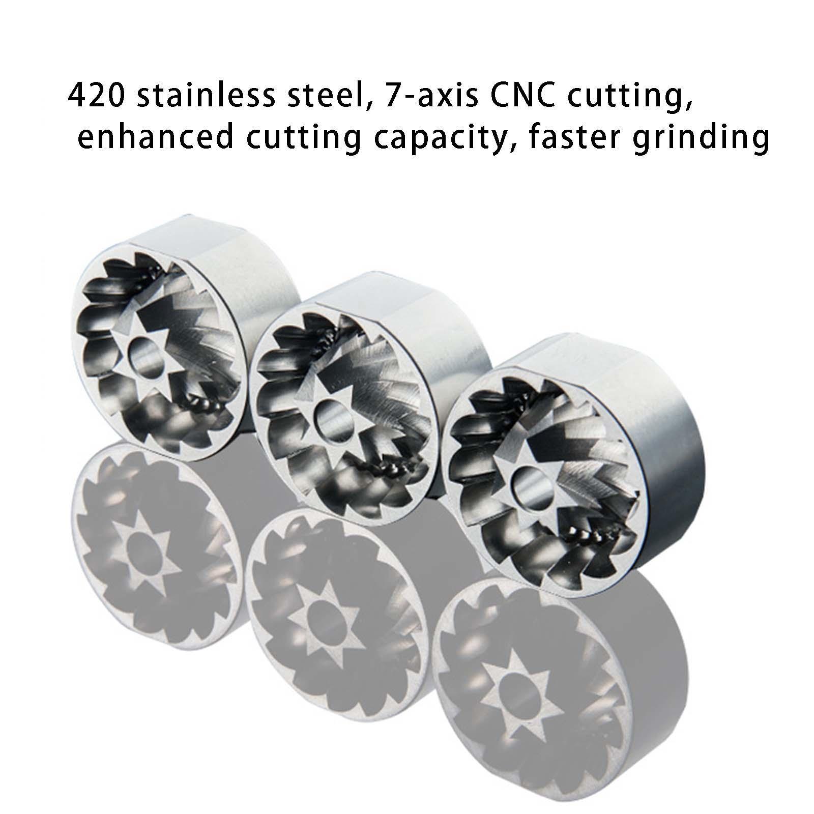 Stainless Steel E&B Conical Burr Higher Grinding Efficiency for Pour Over