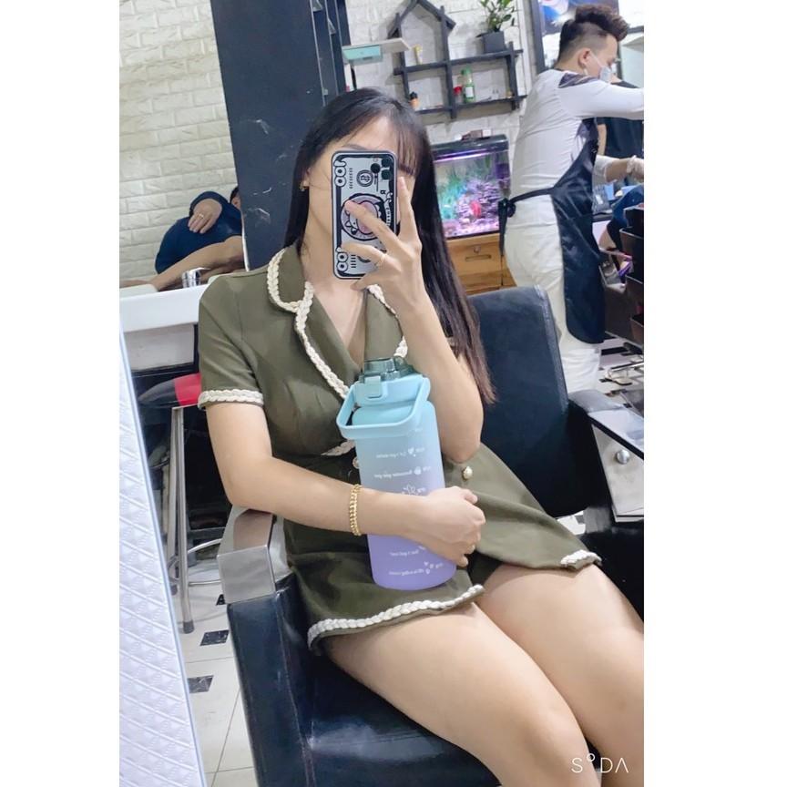 Bình Đựng Nước 2L Dễ Thương Có Vạch Báo Giờ Uống Nước