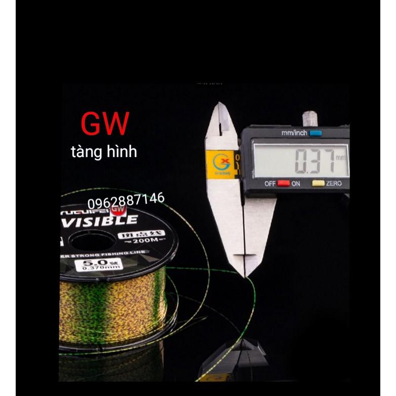 Cước câu cá GW 3D 200m tàng hình nano