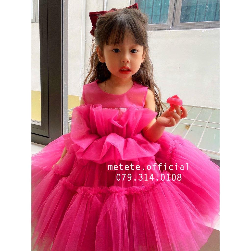 Váy đầm công chúa thiết kế cho bé gái cup ngực Rosa đơn giản mà sang chảnh - Mẹ Tê Tê