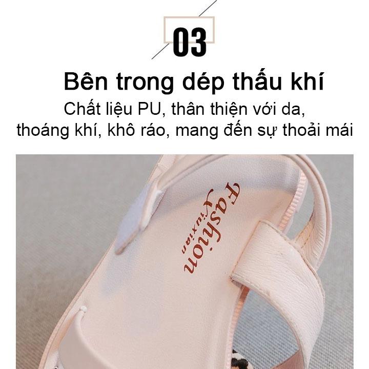 Dép quai hậu cho bé gái phong cách Hàn Quốc mã 66100