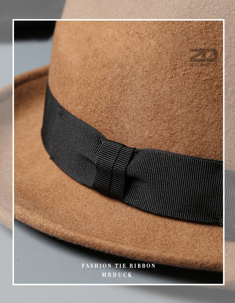 Mũ Phớt Fedora Nam Hàng Hiệu MrDuck MP034