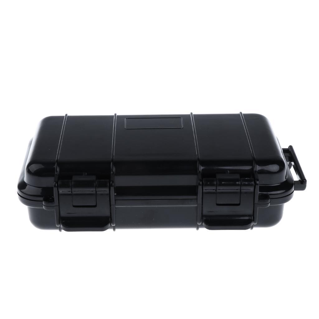 2pcs Outdoor Shockproof Airtight Waterproof Box Container Storage Carry Case Size S + L