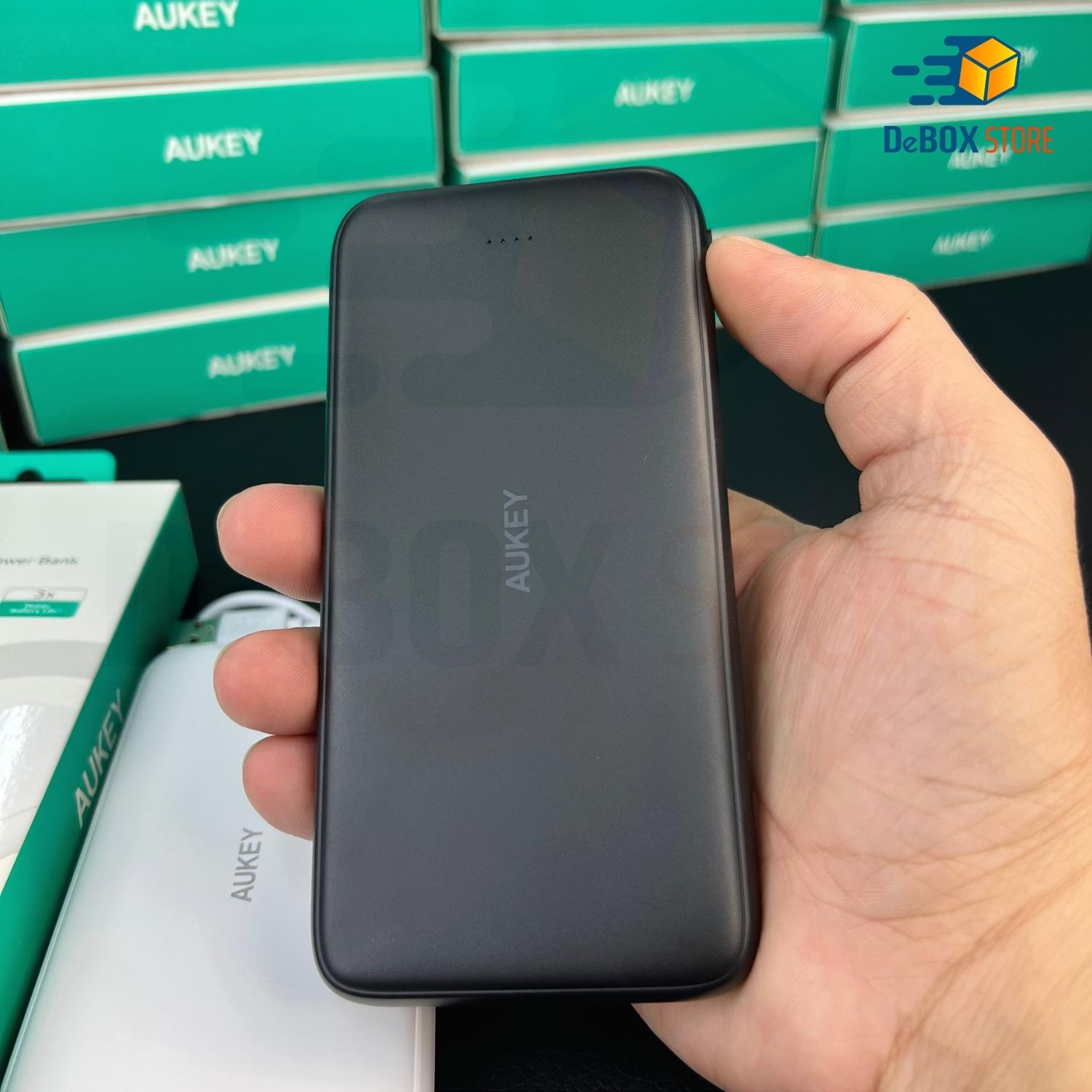 Pin sạc dự phòng AUKEY PB-N99 10000mAh Sạc nhanh 10.5W, 2 Cổng Sạc tiện lợi - Hàng Chính Hãng