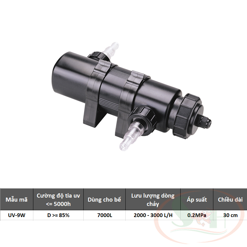 Đèn UV Atman 5W, 9W, 11W, 18W, 36W UV-Lamp diệt vi khuẩn tảo hại bể cá tép