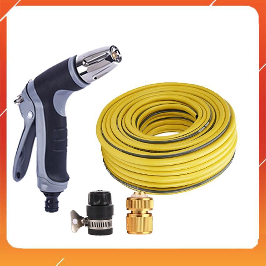 Bộ dây và vòi xịt tăng áp rửa xe tưới cây 15M 206817