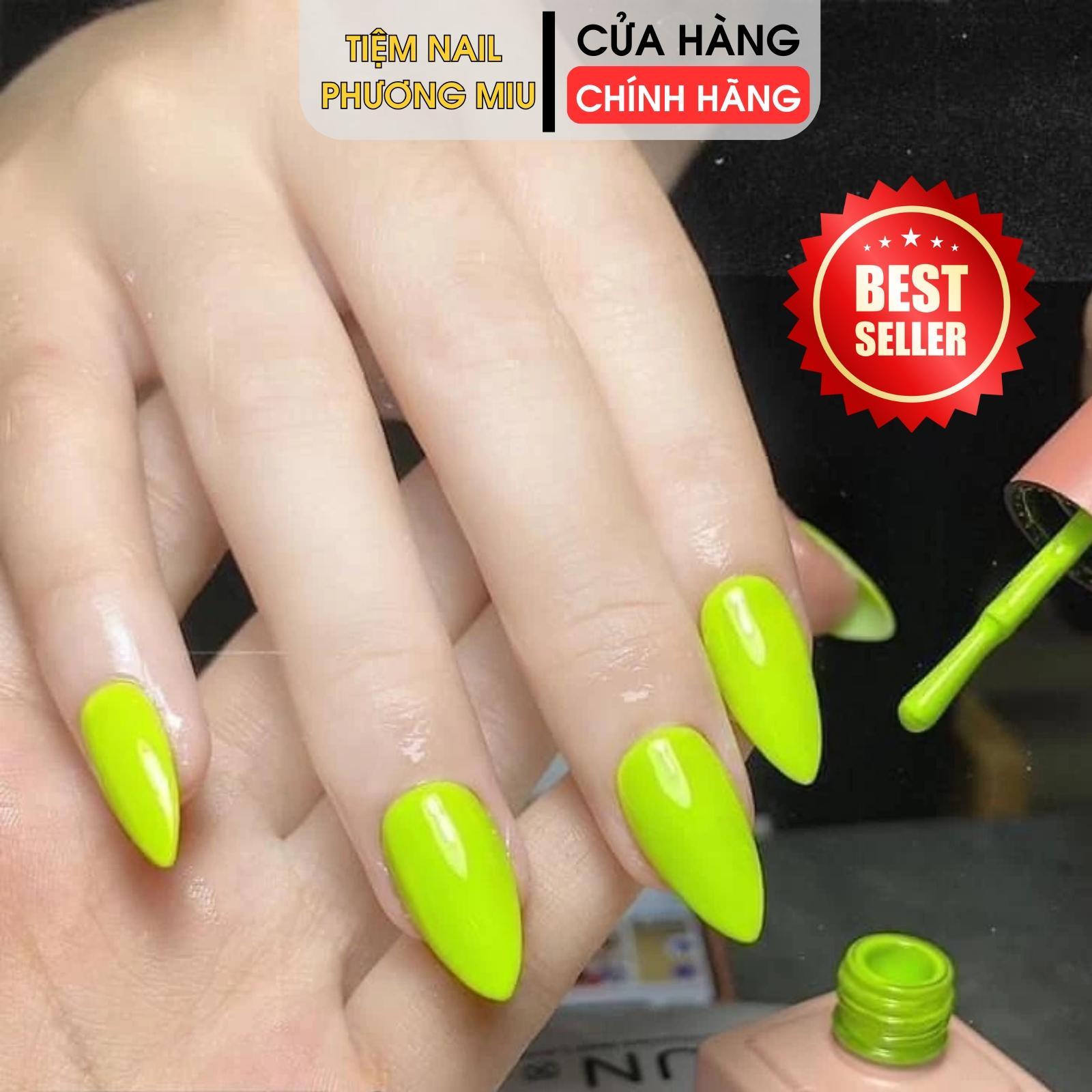 Sơn Gel Xanh Neon Mùa Hè 15ml Làm Nail Đẹp, Độ Bóng Cao, Bền Màu Lâu Dài, Không Chứa Chất Bảo Quản, Không Mùi Dễ Chịu Women Nữ