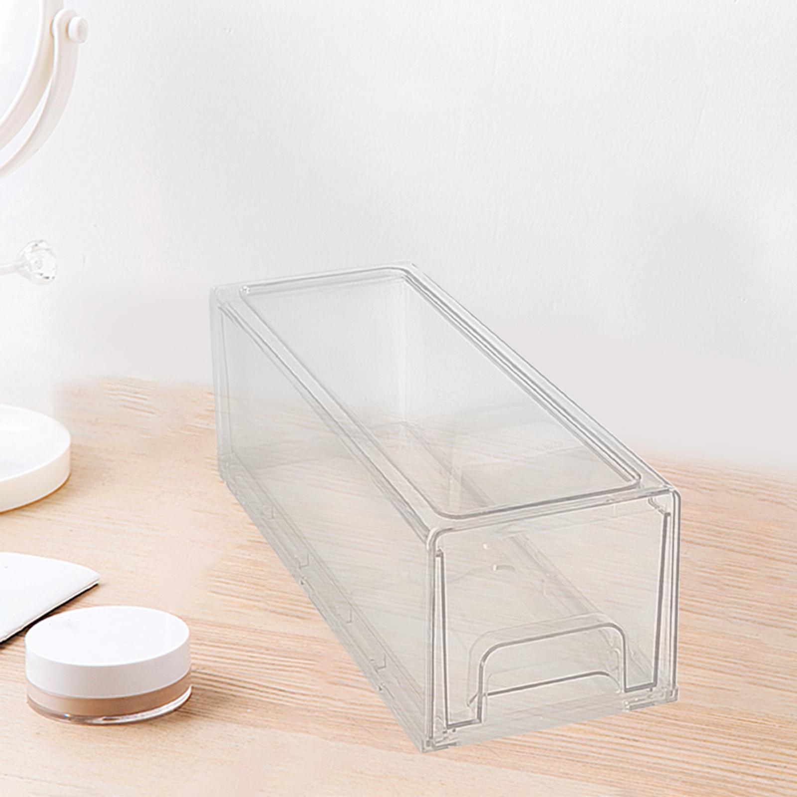 Cosmetic Organiser Case Multifunctional Transparent Desktop Drawer Organizer