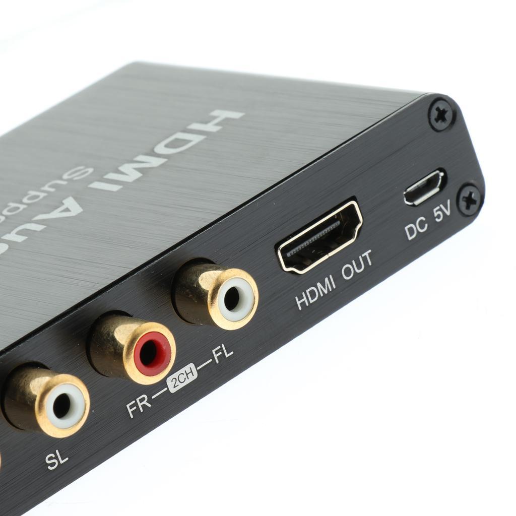 Splitter 5.1CH AC-3/DTS 4K/3D Audio Extractor Decoder 1080P Adapter