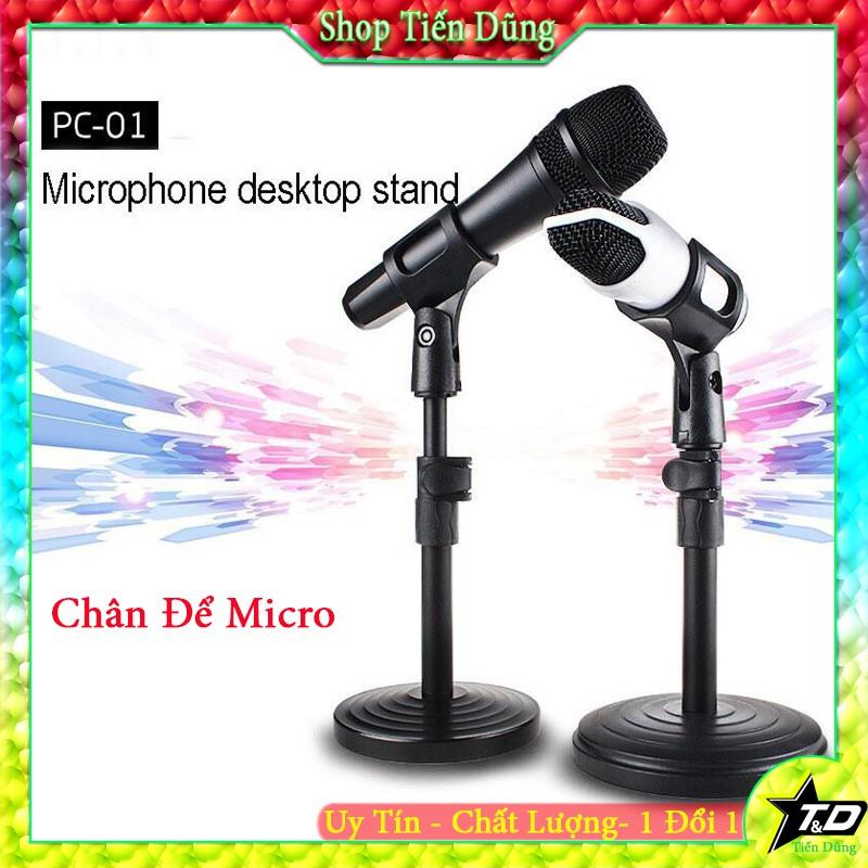 Chân mic để bàn hay giá đỡ mic dòng 1 mic - chân micro dùng tốt cho các mic như C7 C11 C16